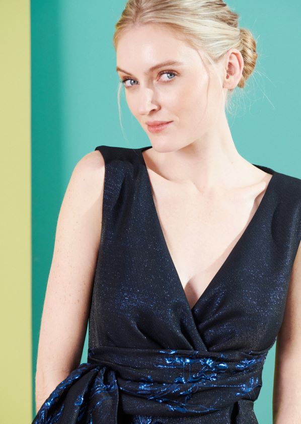 8NNJJV100 Kleidung Enzianblau Frauen Talbot Runhof Ballkleid godleik2