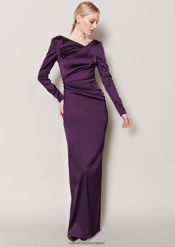 8NNJJV102 Kleidung Weinrot Frauen Talbot Runhof Abendkleid roya7
