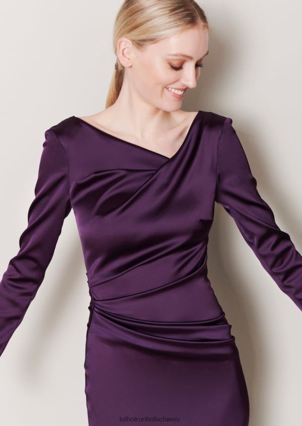 8NNJJV102 Kleidung Weinrot Frauen Talbot Runhof Abendkleid roya7