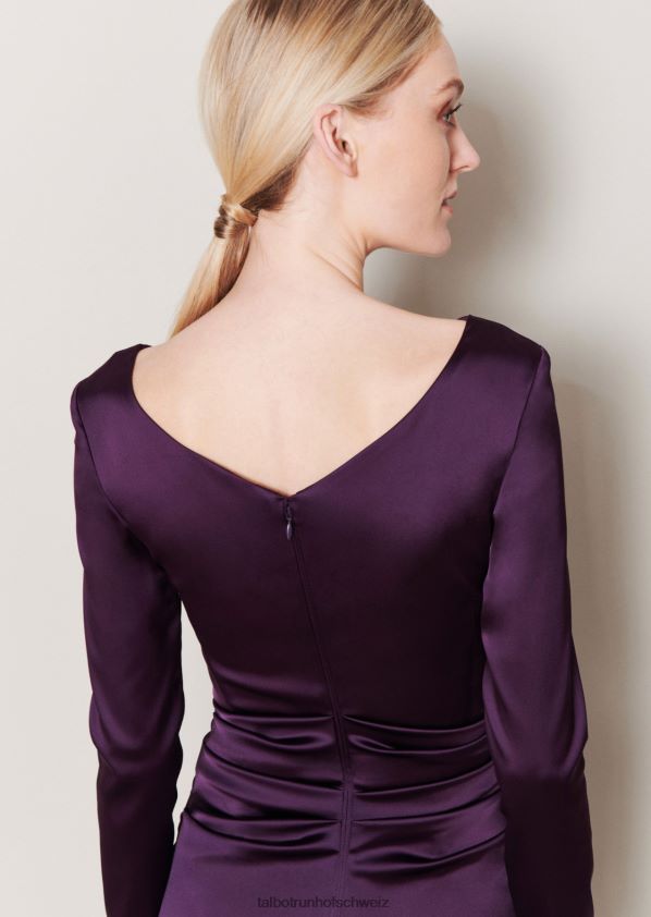 8NNJJV102 Kleidung Weinrot Frauen Talbot Runhof Abendkleid roya7