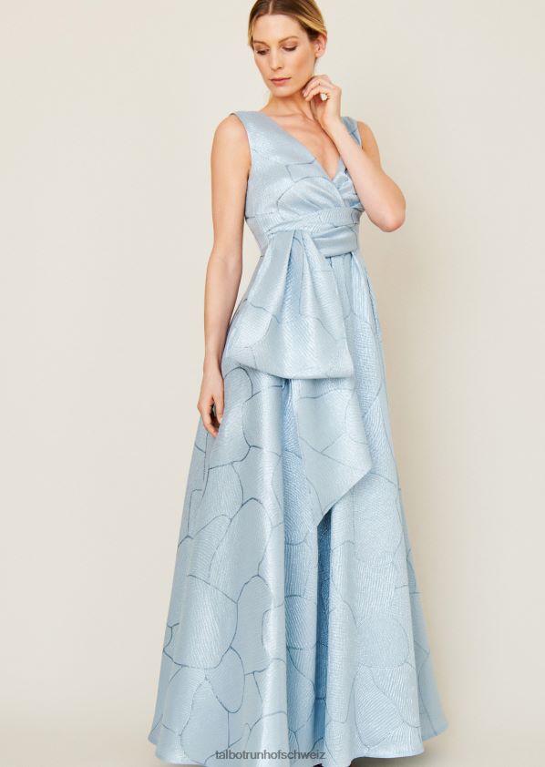 8NNJJV107 Kleidung Azurblau Frauen Talbot Runhof Abendkleid boo6