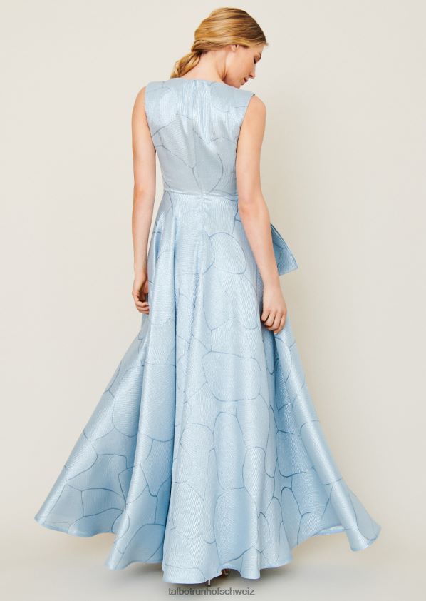 8NNJJV107 Kleidung Azurblau Frauen Talbot Runhof Abendkleid boo6