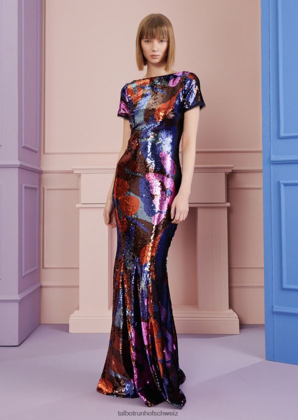 8NNJJV12 Kleidung Mehrfarbig Frauen Talbot Runhof Abendkleid foppish11