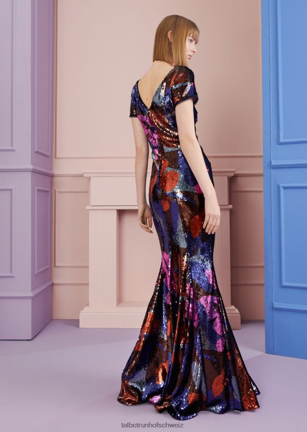8NNJJV12 Kleidung Mehrfarbig Frauen Talbot Runhof Abendkleid foppish11