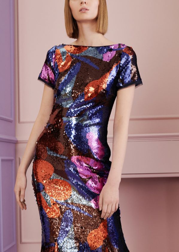 8NNJJV12 Kleidung Mehrfarbig Frauen Talbot Runhof Abendkleid foppish11