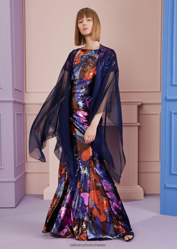 8NNJJV12 Kleidung Mehrfarbig Frauen Talbot Runhof Abendkleid foppish11