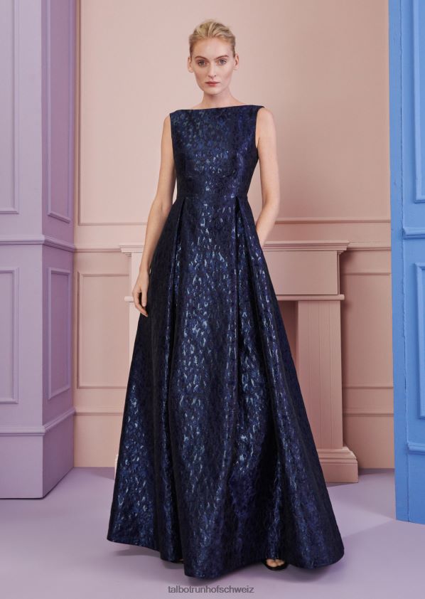 8NNJJV13 Kleidung königliches Marineblau Frauen Talbot Runhof Abendkleid bobbette11