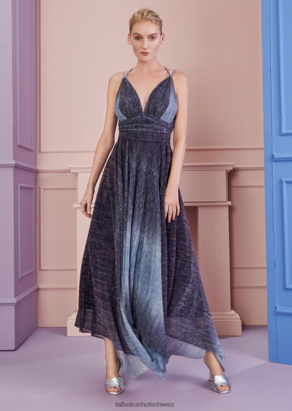 8NNJJV14 Kleidung Elektrisches Blau Frauen Talbot Runhof Abendkleid hoja1