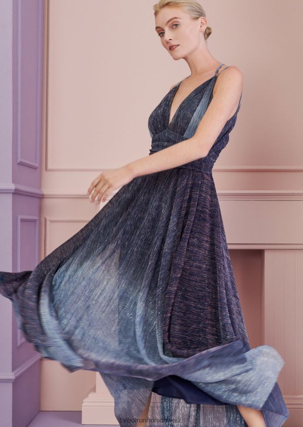 8NNJJV14 Kleidung Elektrisches Blau Frauen Talbot Runhof Abendkleid hoja1