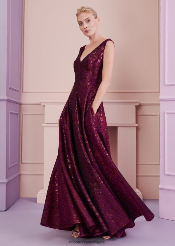8NNJJV20 Kleidung fuchsiarot Frauen Talbot Runhof Abendkleid Tottori8