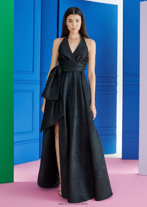 8NNJJV21 Kleidung Mitternachtsblau Frauen Talbot Runhof Abendkleid cosetta1