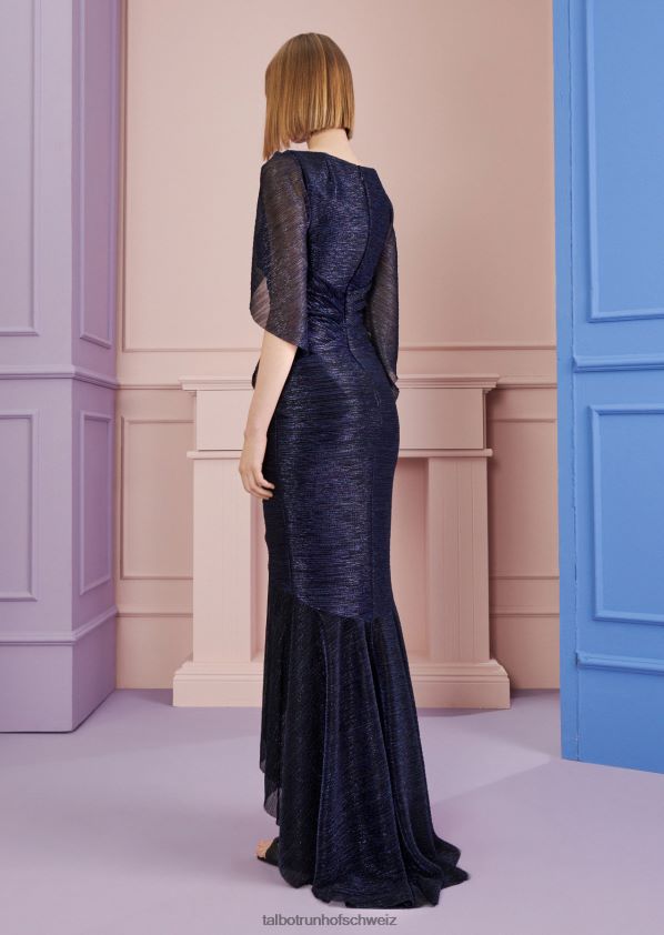 8NNJJV24 Kleidung nautisches Blau Frauen Talbot Runhof Abendkleid kong1