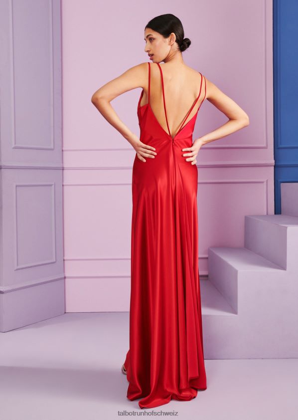 8NNJJV28 Kleidung Scharlachrot Frauen Talbot Runhof Abendkleid covell7