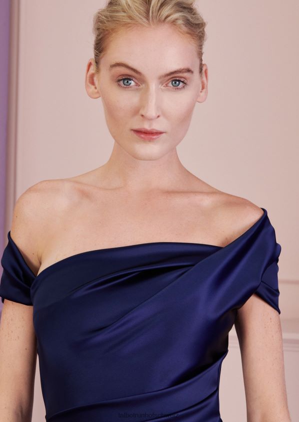 8NNJJV29 Kleidung königliches Marineblau Frauen Talbot Runhof Abendkleid donavan4