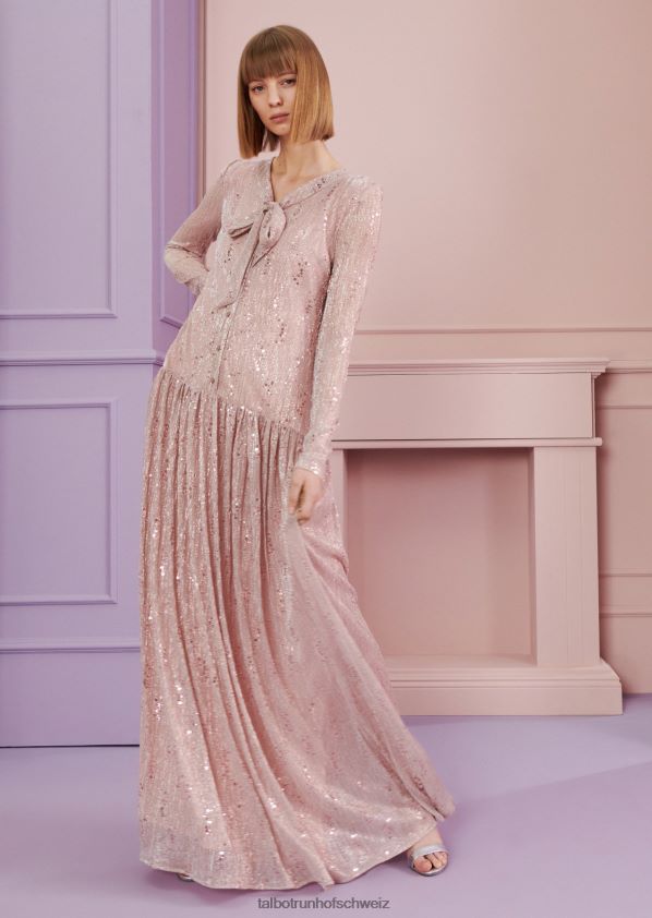 8NNJJV34 Kleidung erröten rosa Frauen Talbot Runhof Abendkleid konzil1