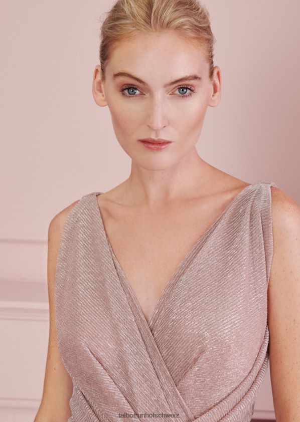 8NNJJV35 Kleidung erröten rosa Frauen Talbot Runhof Abendkleid holla2