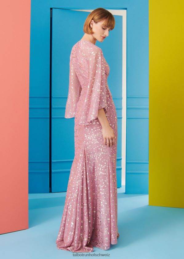 8NNJJV49 Kleidung Azaleenrosa Frauen Talbot Runhof Abendkleid Bologna3