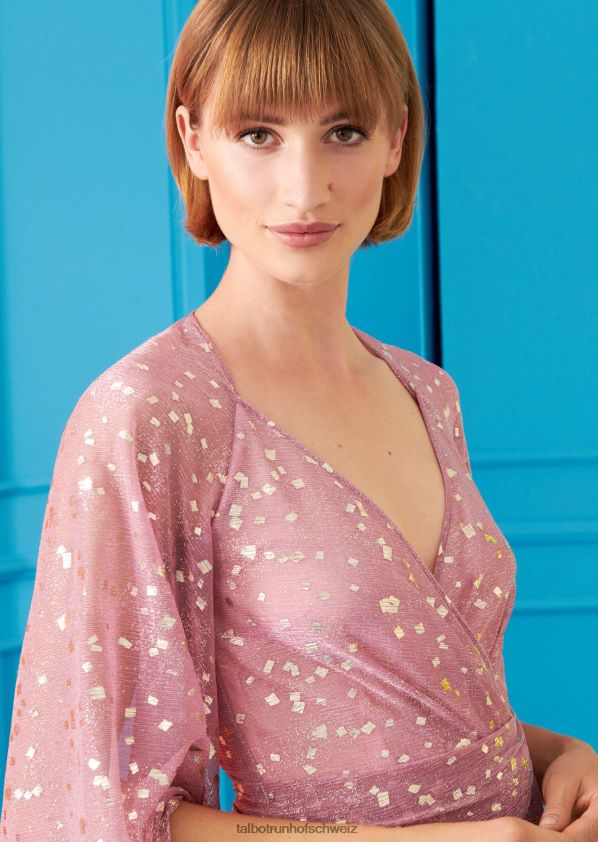 8NNJJV49 Kleidung Azaleenrosa Frauen Talbot Runhof Abendkleid Bologna3