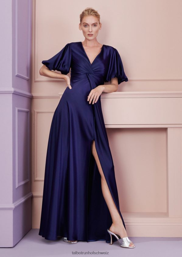 8NNJJV4 Kleidung königliches Marineblau Frauen Talbot Runhof Abendkleid golambini11