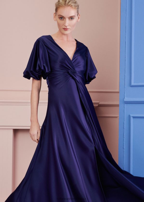 8NNJJV4 Kleidung königliches Marineblau Frauen Talbot Runhof Abendkleid golambini11