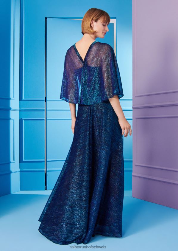 8NNJJV50 Kleidung Pfauenblau-Türkis Frauen Talbot Runhof Abendkleid hottie1