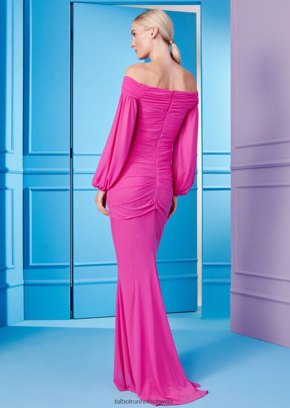 8NNJJV51 Kleidung Begonie rosa Frauen Talbot Runhof Abendkleid Golfina3