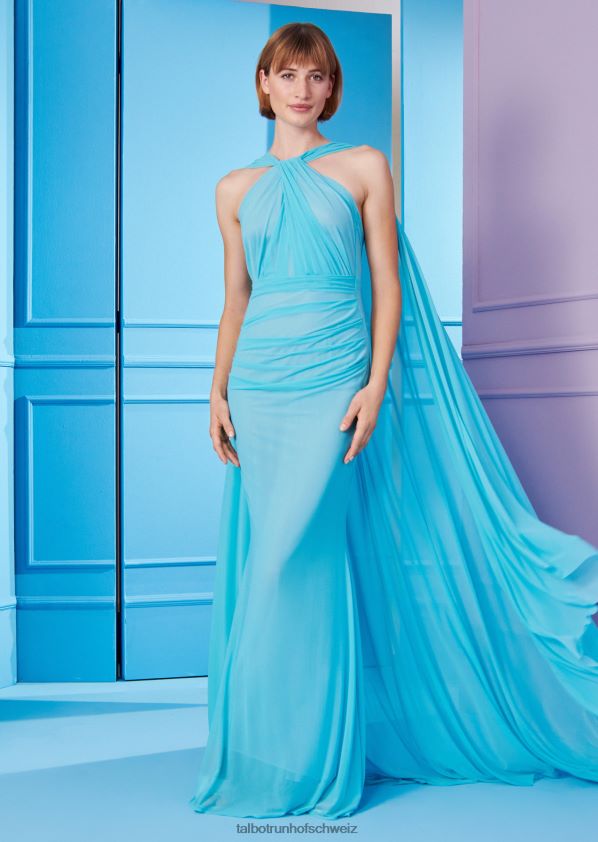 8NNJJV53 Kleidung Poolblau Frauen Talbot Runhof Abendkleid coppelia7