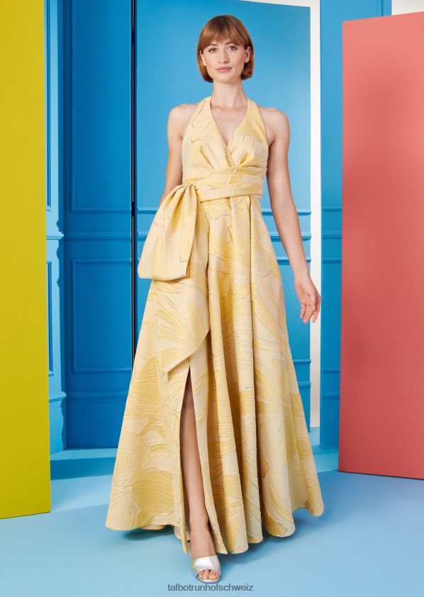 8NNJJV56 Kleidung Mimose gelb Frauen Talbot Runhof Abendkleid cosetta3