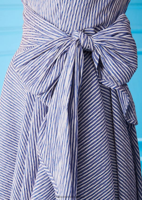8NNJJV57 Kleidung Kornblumenblau Frauen Talbot Runhof langes Kleid Homerie1