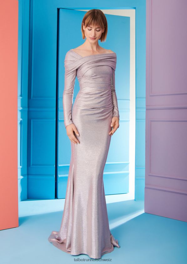 8NNJJV63 Kleidung nebliges Flieder Frauen Talbot Runhof Abendkleid hobbes1