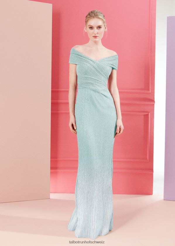8NNJJV66 Kleidung seeschaumgrün Frauen Talbot Runhof Abendkleid tokara7