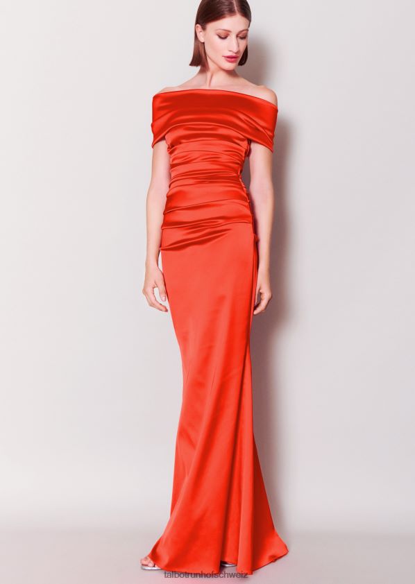 8NNJJV72 Kleidung Rot Frauen Talbot Runhof Abendkleid rosso15