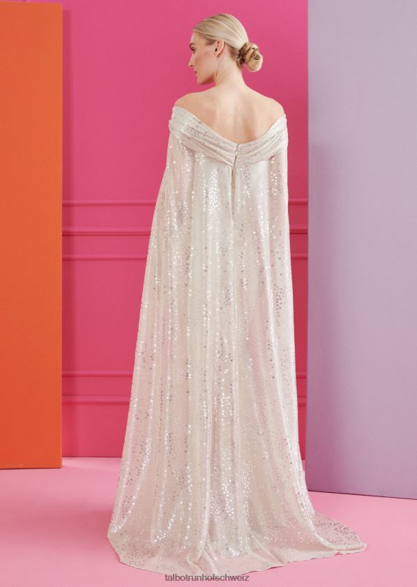 8NNJJV73 Kleidung Creme Frauen Talbot Runhof Abendkleid bortolo5