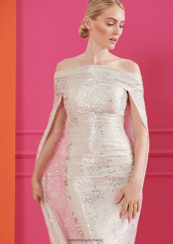 8NNJJV73 Kleidung Creme Frauen Talbot Runhof Abendkleid bortolo5