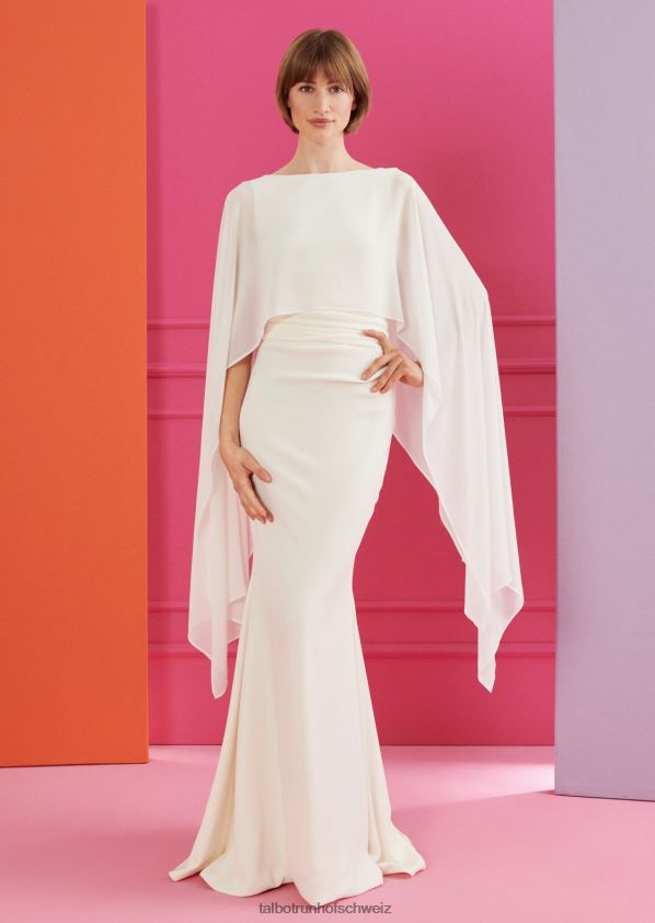 8NNJJV74 Kleidung Elfenbein Frauen Talbot Runhof Abendkleid fortezza2