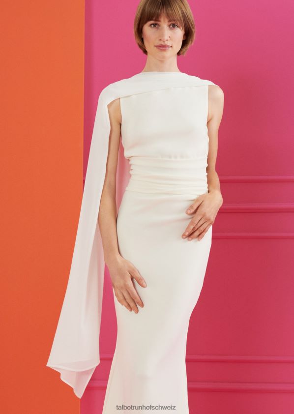 8NNJJV74 Kleidung Elfenbein Frauen Talbot Runhof Abendkleid fortezza2