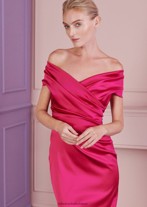 8NNJJV7 Kleidung Azaleenrosa Frauen Talbot Runhof Abendkleid tokara4