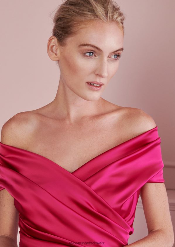 8NNJJV7 Kleidung Azaleenrosa Frauen Talbot Runhof Abendkleid tokara4
