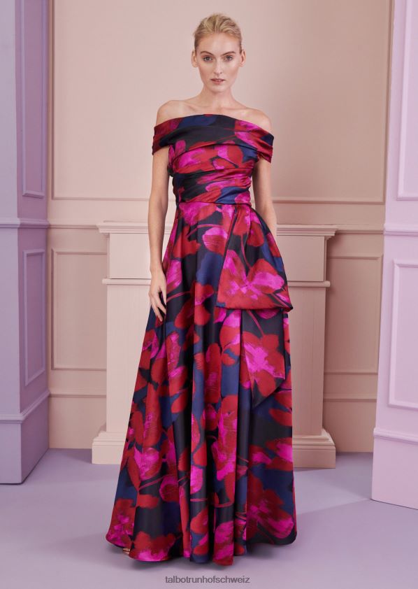 8NNJJV8 Kleidung königliches Marineblau Frauen Talbot Runhof Ballkleid cordero4