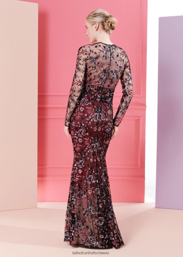 8NNJJV90 Kleidung Scharlachrot Frauen Talbot Runhof Abendkleid gonroy1