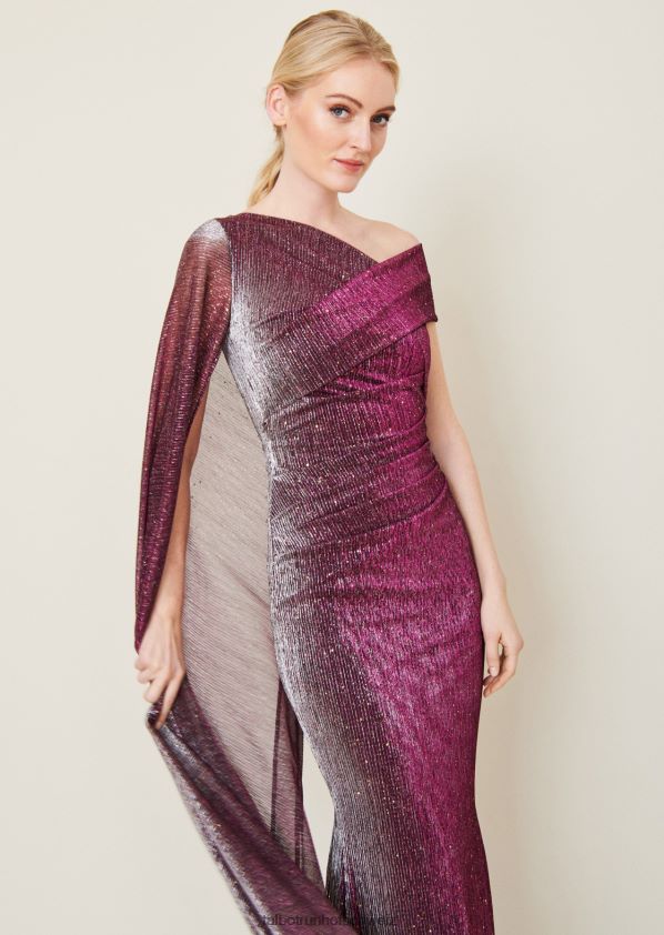 8NNJJV92 Kleidung fuchsiarot Frauen Talbot Runhof Abendkleid Rosedale7