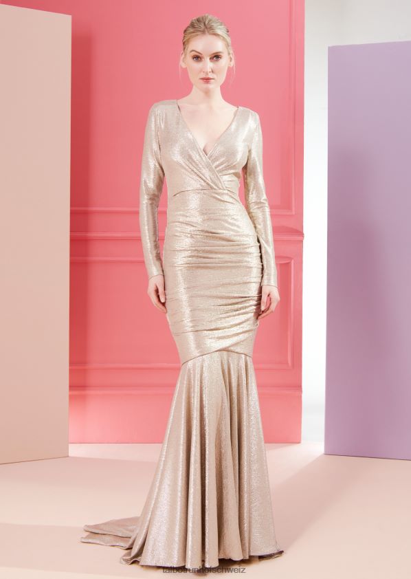 8NNJJV93 Kleidung Platin Frauen Talbot Runhof Abendkleid Godrie1