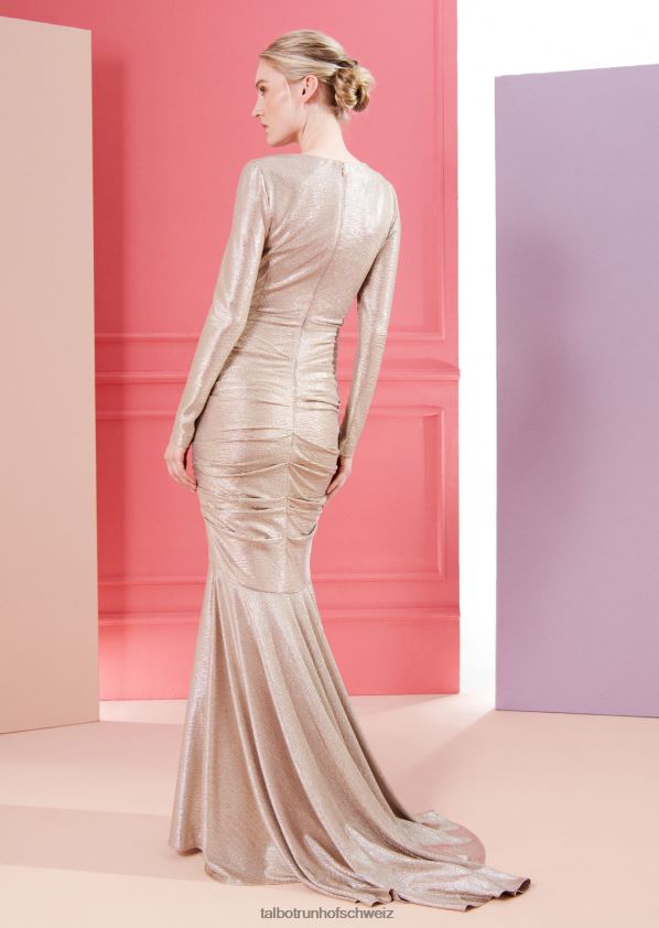 8NNJJV93 Kleidung Platin Frauen Talbot Runhof Abendkleid Godrie1