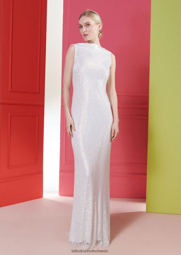 8NNJJV97 Kleidung Weiß Frauen Talbot Runhof Abendkleid nour3