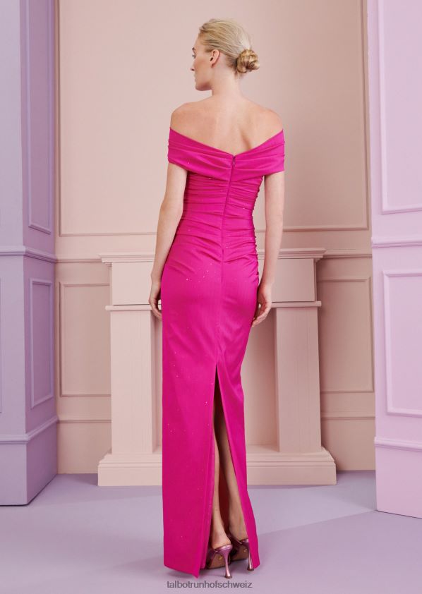 8NNJJV9 Kleidung Fuchsie Frauen Talbot Runhof Abendkleid rosso19