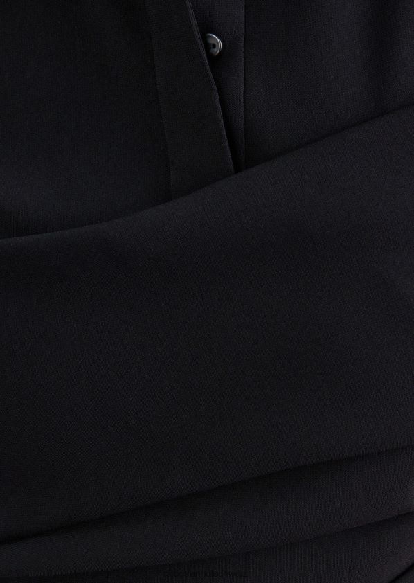 8NNJJV111 Kleidung Schwarz Frauen Talbot Runhof Midikleid konfession1