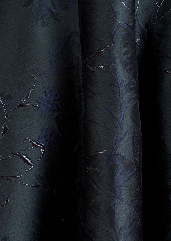 8NNJJV117 Kleidung Mitternachtsblau Frauen Talbot Runhof Midikleid tomini5