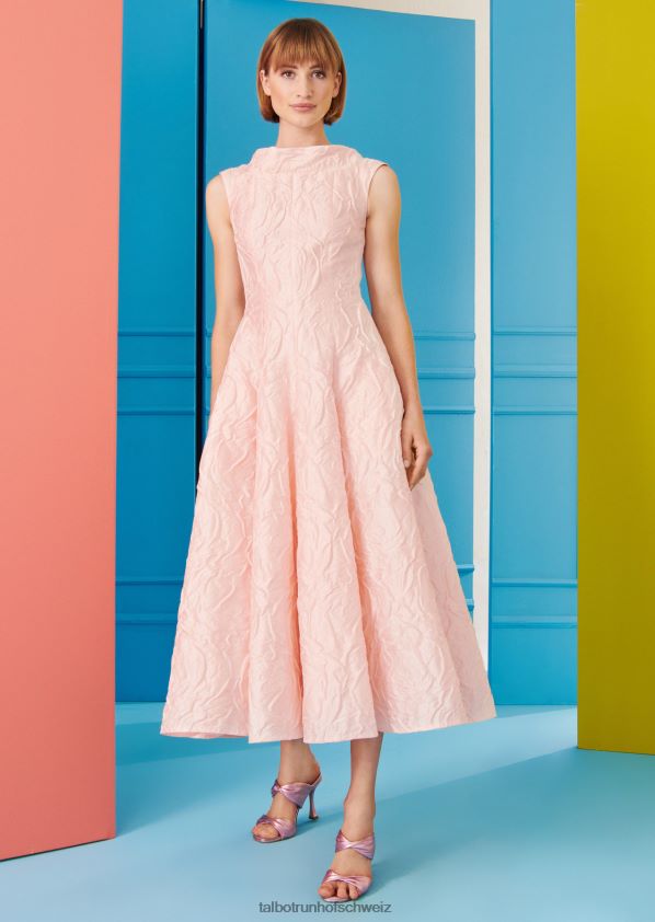 8NNJJV118 Kleidung erröten Frauen Talbot Runhof Midikleid tomini15