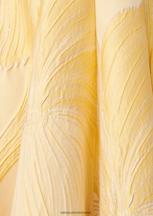 8NNJJV121 Kleidung Mimose gelb Frauen Talbot Runhof Midikleid tomini15