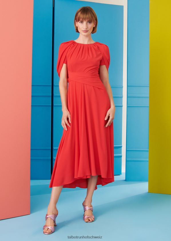 8NNJJV127 Kleidung cerise Frauen Talbot Runhof Midikleid gosha1